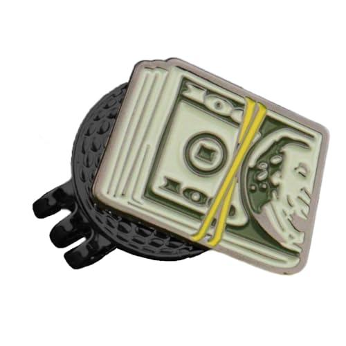 Golf Putting Alignment Aiming Cap Clip Golf Ball Markers with Metal Hat Clip