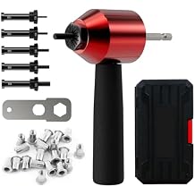 26Pcs Rivet Nut Drill Adapter M3 M4 M5 M6 M8 Metric Mandrel Rivet Nut Thread Insert Aluminum Drill Attachment Tool Set
