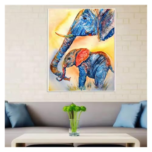 Impression éléphant sans cadre pour personnaliser facilement un mur enfant - 4