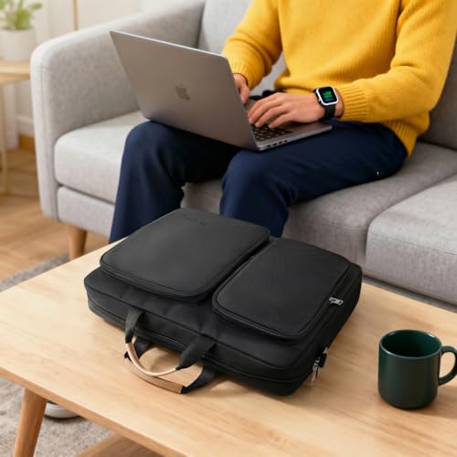 Maletín para portátil 15.6-16 pulgadas impermeable negro miniatura 2