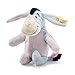 Steiff 290138 I-Aah - Burro de peluche con sonido de 23 cm, juguete para bebés y niños pequeños, juguete para abrazar y jugar, original de peluche con botón en la oreja, lavable, azul claro/rosa