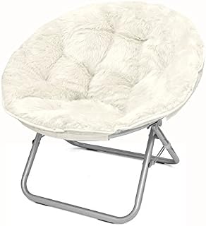 Urban Shop Mongolian Faux Fur Saucer Chair