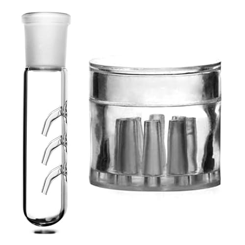 2 Stück Planarienfalle,3 Loch Glas Planaria Trap 8 Löcher Acryl Falle,Klarglas Planaria Falle,Schnecken Falle,Planare Falle Glasegel Blutegel Catcher Trap Röhren Fangen,für Fisch Tank Aquarium