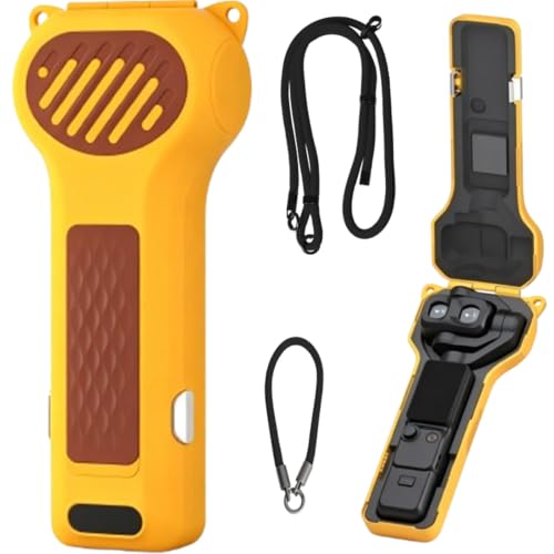 Osmo Pocket 4P �p ���[�P�[�X �ی�J�o�[ �n�[�h�v���e�N�V�����P�[�X (Yellow)