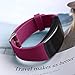 OenFoto Compatible Gear Fit2 Pro/Fit2 Band, Replacement Silicone Accessories Strap Samsung Gear Fit2 Pro SM-R365/Gear Fit2 SM-R360 Smartwatch-New Wine Red