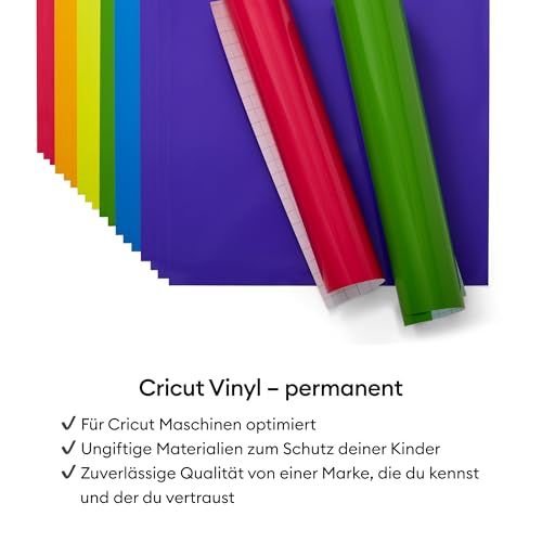 Cricut Premium-Vinyl, permanent, 30 x 120 cm, Weiß