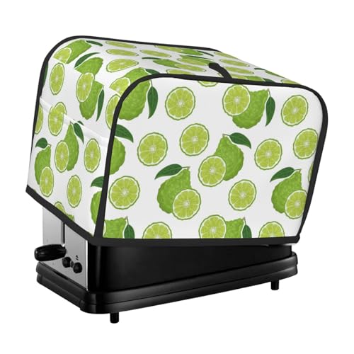 Copertura per tostapane a 2 fette, copertura impermeabile per tostapane con tasche per piccoli elettrodomestici da cucina, protezione dalle impronte digitali, lavabile in lavatrice