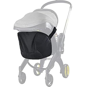 AIDIER Clip-On Opbergtas Compatibel met Doona Kinderwagen Autostoel, Exclusieve Antislip Rits Snap-On Wandelwagentas…