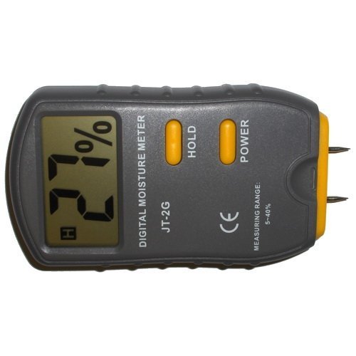 HQRP 2Pin Digital Damp Meter Tester Detector Wood / Drywall Timber