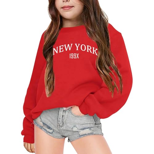 Sweat-shirt col rond fille ample pour stopper le froid sans encombrer les mouvements