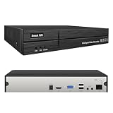 MWRCTV 4K 16CH Netzwerk-Videorekorder 4K NVR für Überwachungskamerasystem, unterstützt 8MP 5MP 4MP 2MP HD PoE IP-Kameras, kein Poe-Anschluss, bis zu 16TB HDD (HDD nicht im Lieferumfang enthalten)