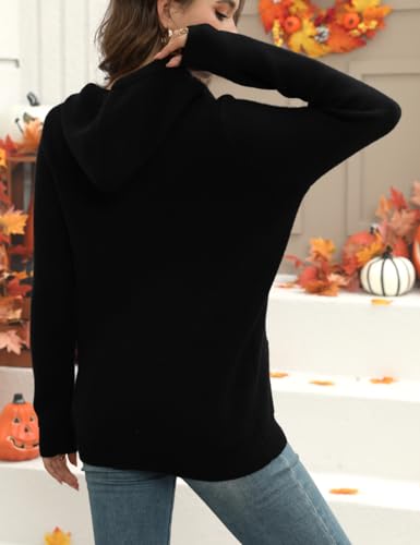 Image of CiCiBird Women Fun Halloween Hoodies Boobs Skeleton Hand Sweater Fall Fashion Pullover with Pockets Black Hand S