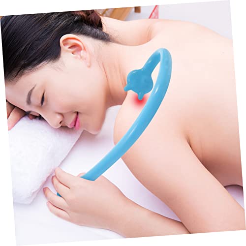 Plafope 2 Pcs Massager Shoulder Massager Manual Massage Tools Hand Tools Muscle Self Massage Stick Trigger Point Massager Tool Self Massage Hook Fatigue Relief Stick Back Relaxing Supplies #TOP5
