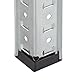 Relaxdays Schwerlastregal verzinkt, Traglast 875kg, 180x90x45 cm, 5 Böden, zum Stecken, Stahl, Lagerregal Keller, Silber