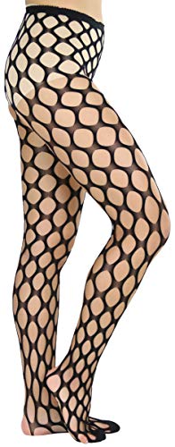 Image of ToBeInStyle Women's Large Mesh Fishnet Patterned Pantyhose Tights