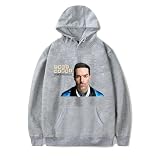 RYSXJLX Troy Hawke Tour Merch - Sudadera clásica con capucha, unisex, a la moda, clásica, de manga larga, gris, 3XL