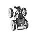FLAGTAG Golf Push Cart 4-Wheels,Folding Golf Cart, Golf Pull cart with Cup Holder,Umbrella Holder,Cooler Bag, Foldable with one-Click,Handle Height Adjustable,Drink Holder,Walking Push cart