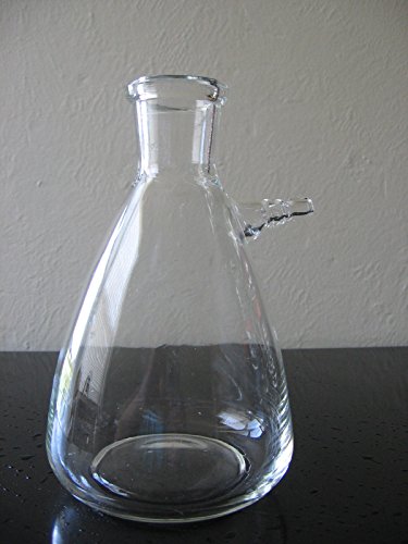 Beyondsupply NJ-5010-1432 125ML Lab Filtering Filter Flask Suction Erlenmeyer Flask 125Ml Porcelain Funnel 60Mm New thumb #4