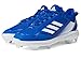 adidas Men's Icon 7 TPU Baseball Shoe, Team Royal Blue/Silver Metallic/White, 7.5