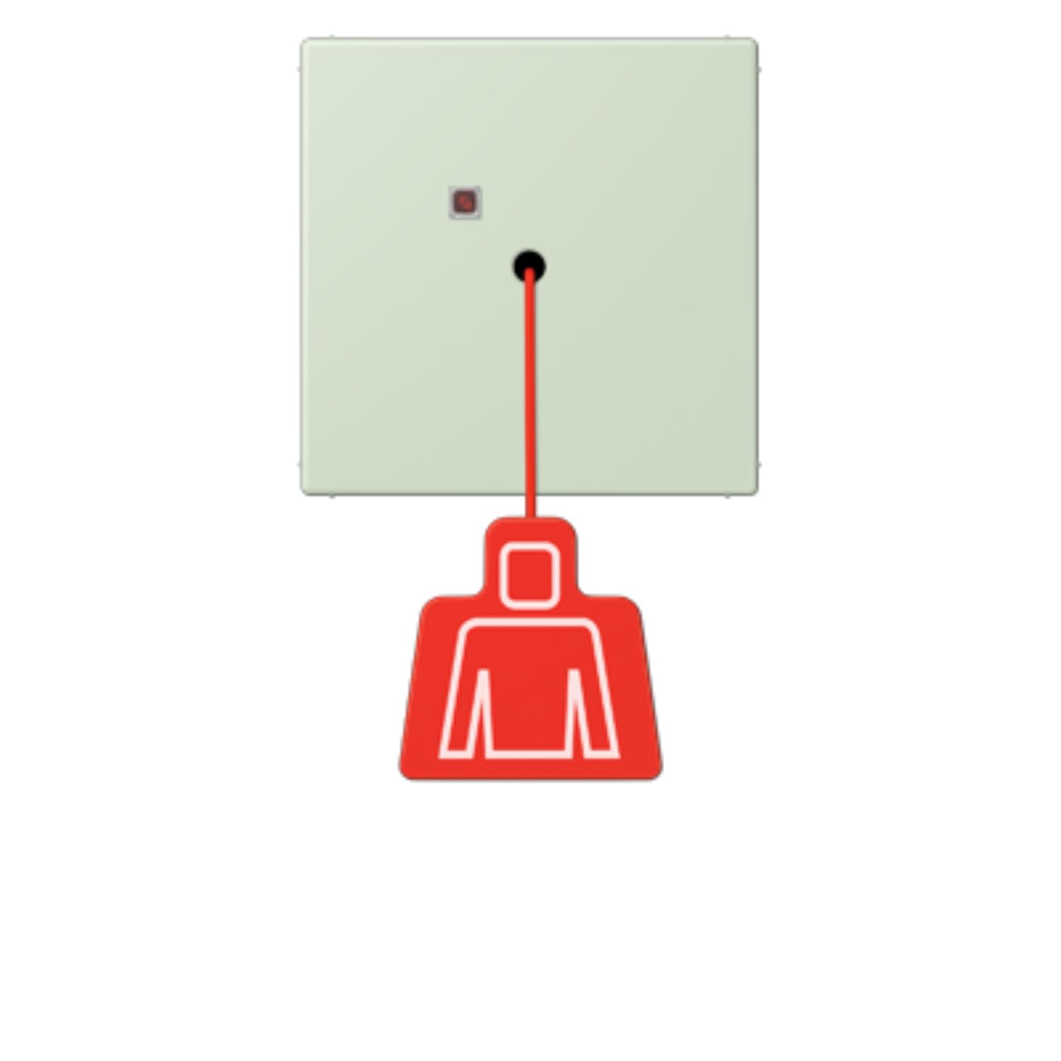 Bouton poussoir avec poignée LC32042 JUNG NRSLC0834ZT218