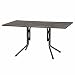 Produktbild Siena Garden Dining Tisch Elda Plus, 140x90x71cm, Gestell: Stahl, pulverbeschichtet in eisengrau, Tischplatte: Streckmetall