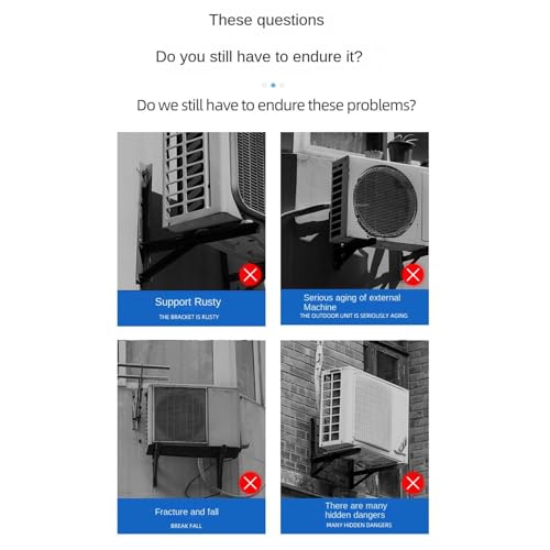 Supports de mini split d'extérieur anti-rouille pour protéger votre façade - 7
