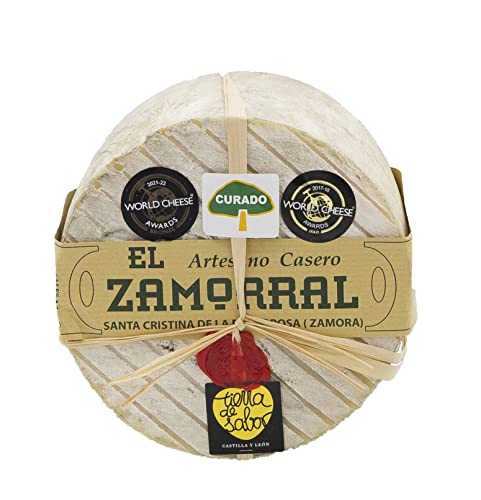EL ZAMORRAL Queso Curado Grande Natural con Leche de Oveja Cruda Artesanal Sin Aditivos 1.2 Kg Cover