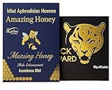 Miel afrodisiaca hombre Royal Power – Miel Natural Potenciadora para Hombres con Ginseng, Maca y Jengibre – Energía, Vitalidad y Rendimiento – 10 Sobres de 20g-12Sobres de 15g