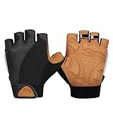 Il materiale leggero riduce il carico sulla mano, rendendo questi guanti adatti for la guida in MTB, l'uso in moto, la corsa e l'allenamento in palestra.