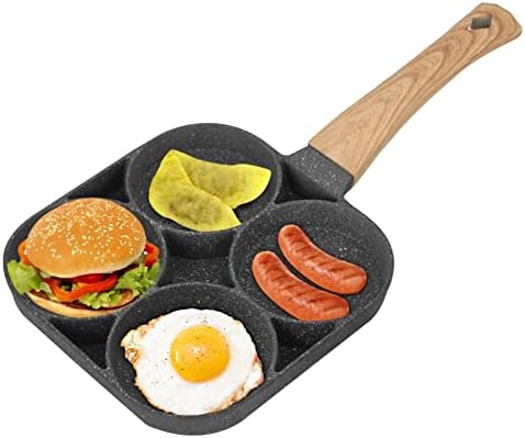 4-Egg Pan Non-Stick 4-Cup Egg Frying Pan Mini Egg Cooker Omelet Pan With Bakelite Handle Aluminum Egg Skillet Easy Clean Divided Typea 14b11364 Fbd1 482d 9748 Aebfc6aad7cb.5d53f28aa6ae5044d69e8f6b5750894b - View #10