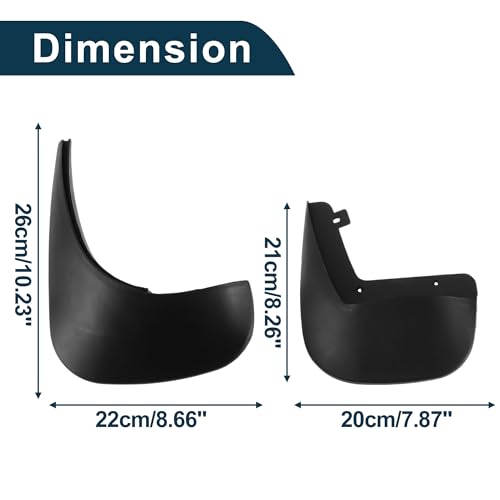 Image of Mud Flaps Splash Guards for Volkswagen for VW Passat B5 B5.5 Wagon ONLY 1997-2005 W /Mount Accessories Mud Guards Front and Rear 1 Set