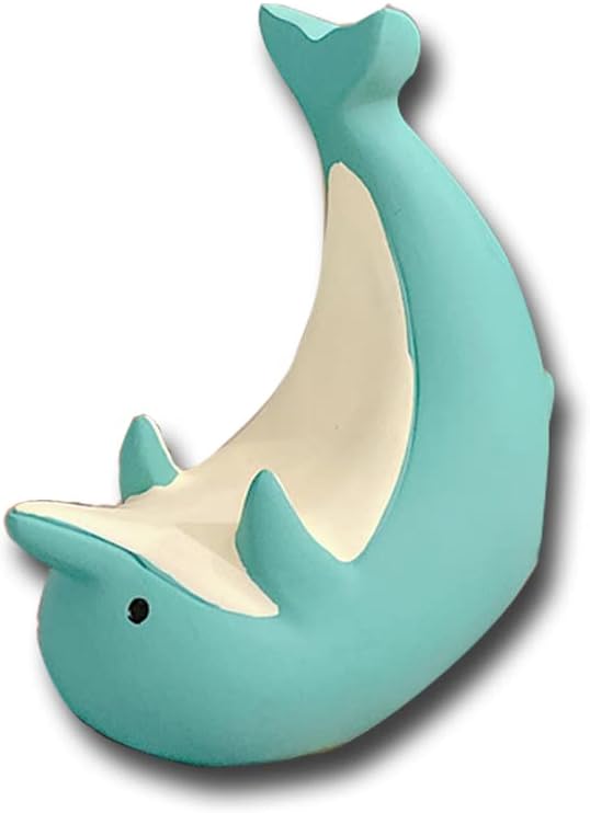 Miniatura 8 de Lindo soporte para teléfono con diseño de delfín, tiburón, ballena, de resina, divertido y creativo, soporte de escritorio para liberar tus manos