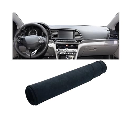 Tapis de Tableau de Bord pour Hyundai Elantra AD 2016-2020 B Conduite à Droite Noir