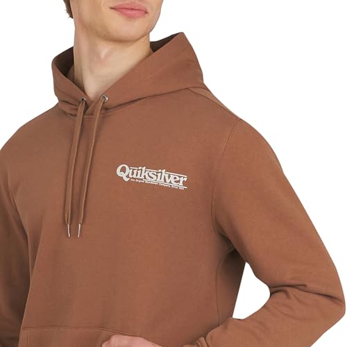 Image of Quiksilver Men's Regular Fit Super Soft Fleece Midweight Pullover Hooded Sweatshirt