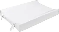 Trocador Americano Bebe Comoda Fralda Com Abas Impermeavel Anatomico Com Capa Plástica Microfibra Macia Branco (60cm x 40cm)