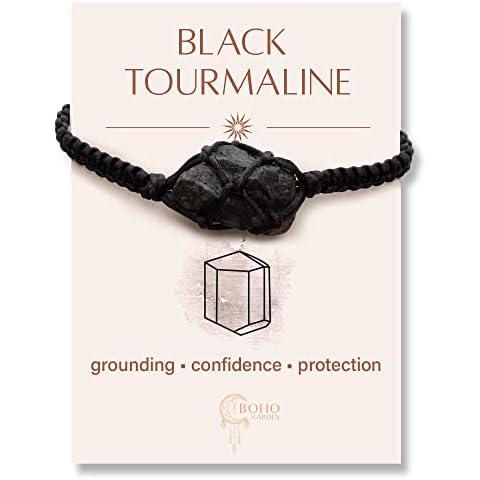 BOHO GARDEN Adjustable Net Pocket Bracelet with Crystal, Stone, crystal Cover