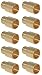(10-pk) Pex 1/2" Female Sweat x 1/2" Pex Barb Adapter- Sweats Over Copper Tube