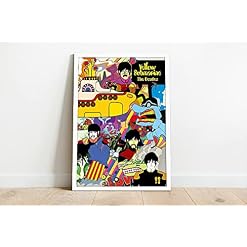 L’affiche du sous-marin jaune des Beatles | Imprimé sous-marin jaune | Impression encadrée ou non encadrée | A3 (42.0×29… - Les Beatles, Paul McCartney, John Lennon, RIngo Starr, George Harrison L'affiche du sous-marin jaune des Beatles | Imprimé sous-marin jaune | Impression encadrée ou non encadrée | A3 (42.0x29… – Image 2
