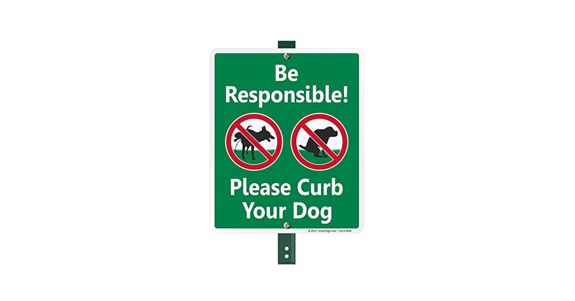 Amazon.com: SmartSign 12 x 10 inch “Be Responsible - Please