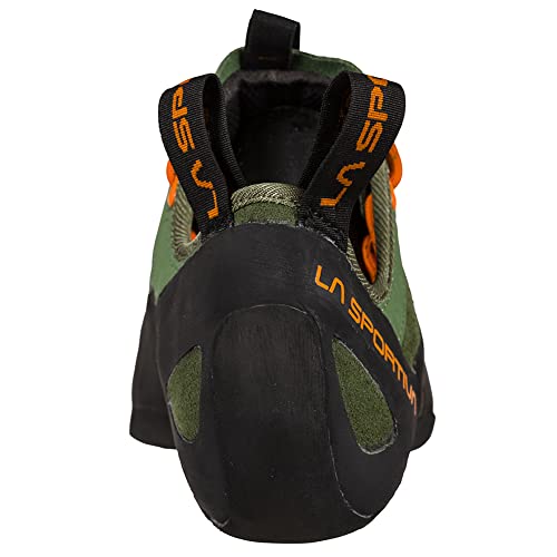 La Sportiva Men's Tarantulace Rock Climbing Shoes, Olive/Tiger, 4.5-5