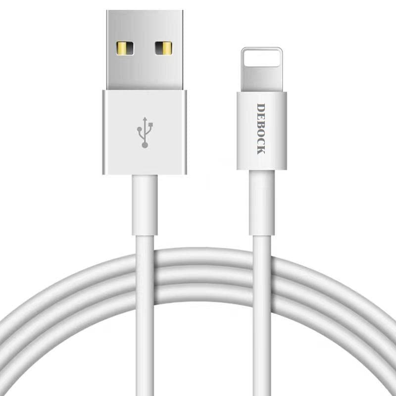 DEBOCK 3A 8Pin Lightning USB Fast Charging and Syncing Cable Compatible for apple 7/7+/8/8+/10/11/12/12pro 13/13pro, Pad Air/Mini/Nano, and Pod Touch - White (B09C1PN7ZM) Amazon Price History, Amazon Price Tracker