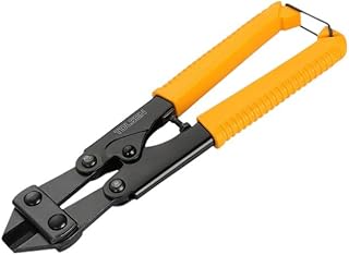 مقص حديد تسليح وقصافة مسامير صغيرة من صلب الكروم والفاناديوم من تولسن، 20.32 سم، أسود وبرتقالي