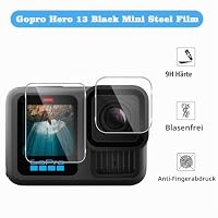 QULLOO Displayschutzfolie für GoPro Hero 13 Black, HD Klar Displayschutz + Objektivschutz Folie, 9H Härte Schutzglas Schutzkamera Schutzfolie - 6 Stück – Ansicht 5