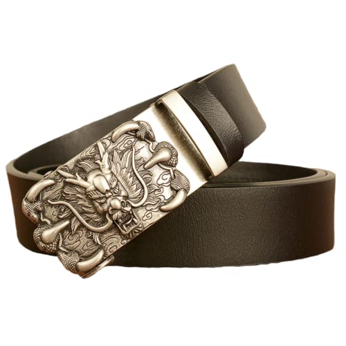 Ceinture à cliquet homme boucle coulissante argentée et réglage précis au millimètre