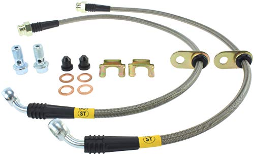 950.47507 08-09 WRX Stainless Steel Rear Brake Lines compatible with Subaru