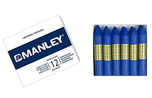 Manley 43 – Wax Crayons, Pack of 12