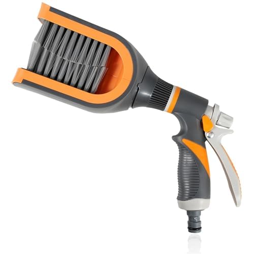 Limpiador de listones para persianas con cepillo de fijación, herramienta de limpieza eficaz para persianas exteriores, ideal para listones y zonas de difícil acceso