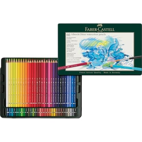 Faber-Castell Albrecht Dürer® Artists' Watercolor Pencils - Tin of 60