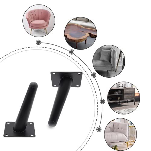 Patas de sofá negras de 10 cm para renovar tu salón con un elegante estilo de mediados de siglo 8