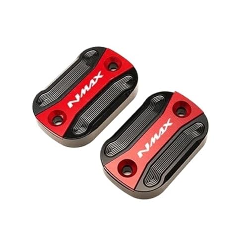 NMAX 155 125 2015-2025 NMAX 125 TECH MAX I[goCptgu[Lt[hU[o[Jo[ GWICtB[LbvɑΉ(Front Caps-Red)